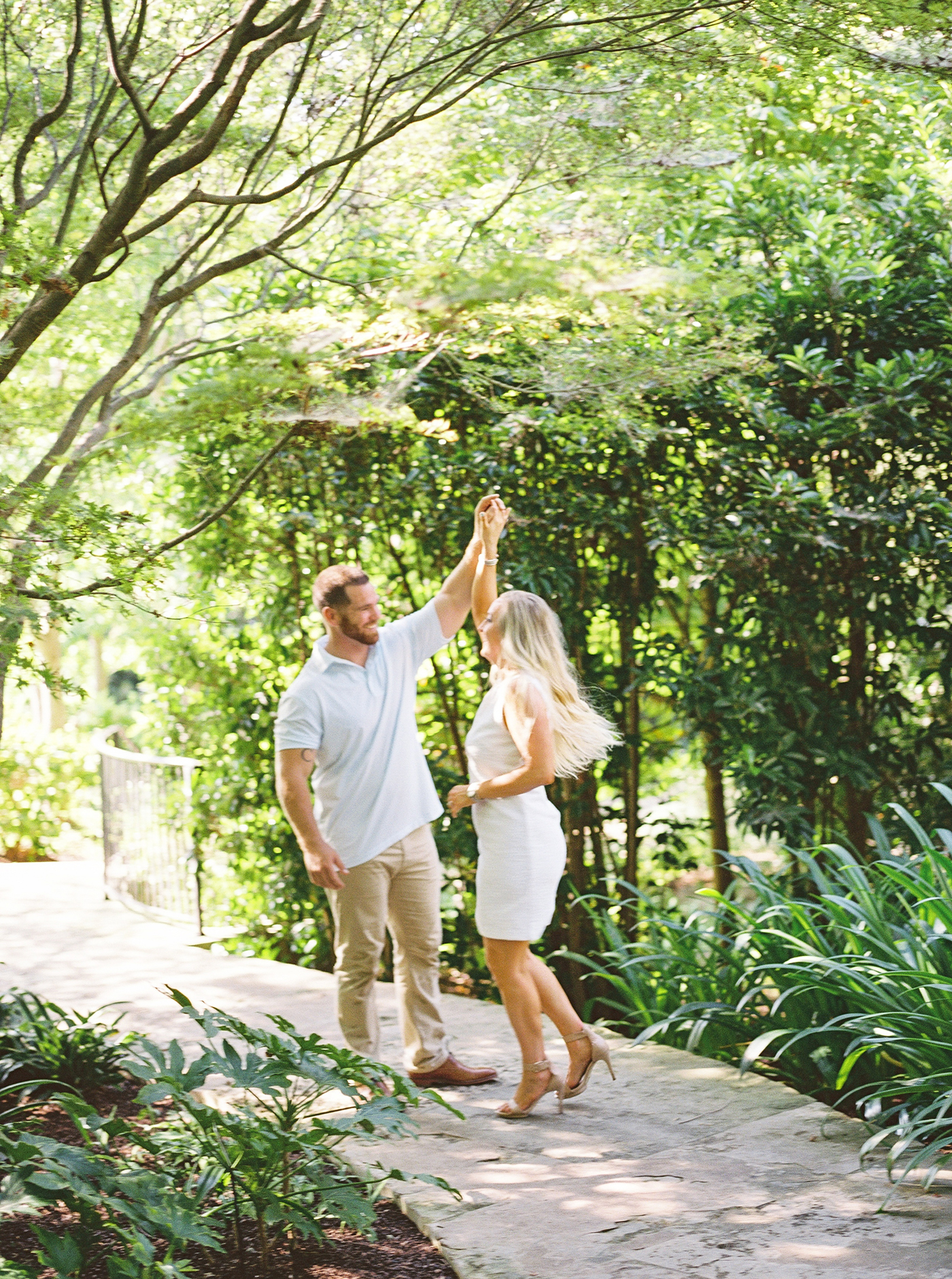 DFW Wedding Plannning | Allday Events | Dallas Arboretum Engagement Session